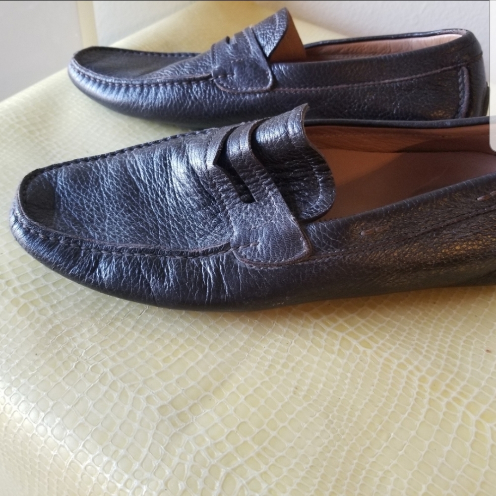 Magnanni leather loafers slip-ons